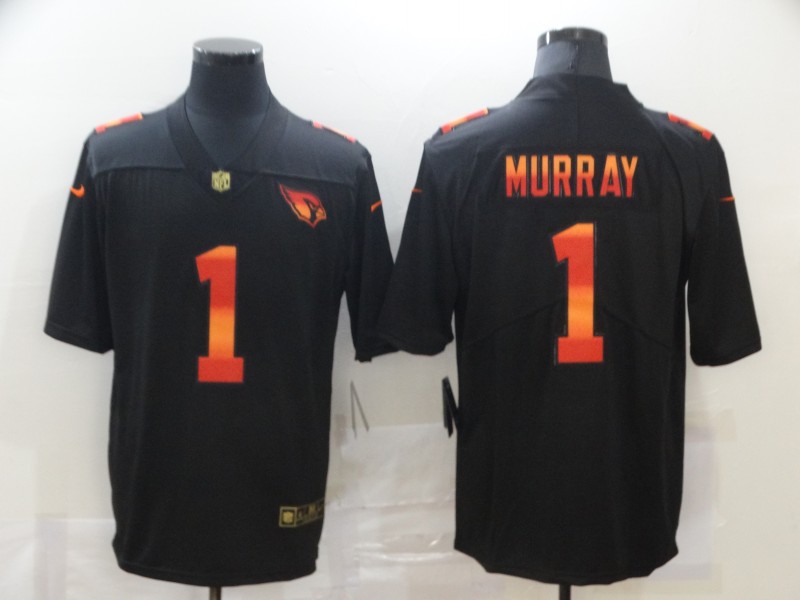 Men's Arizona Cardinals #1 Kyler Murray 2020 Black Fashion Limited Stitched NFL Jersey - Click Image to Close